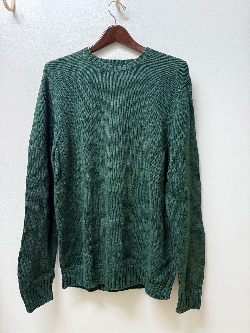 Chaps hunter green crew neck sweater Medium